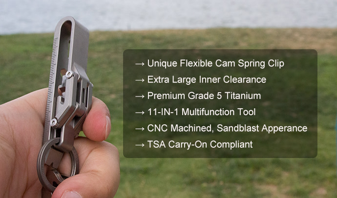 The Ultimate 11-in-1 Titanium Multi-Function Keychain by Ideaspark —  Kickstarter