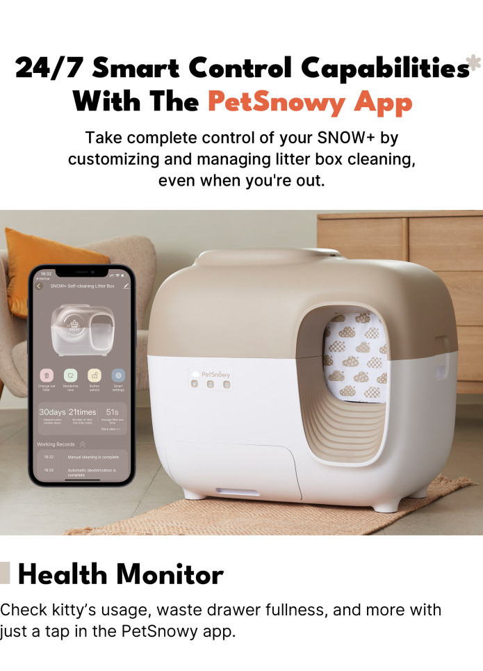 PetSnowy, Automatic Self-Cleaning Litter Box