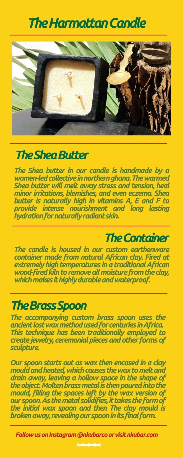 Harmattan Shea Butter Candle Limited Edition Indiegogo