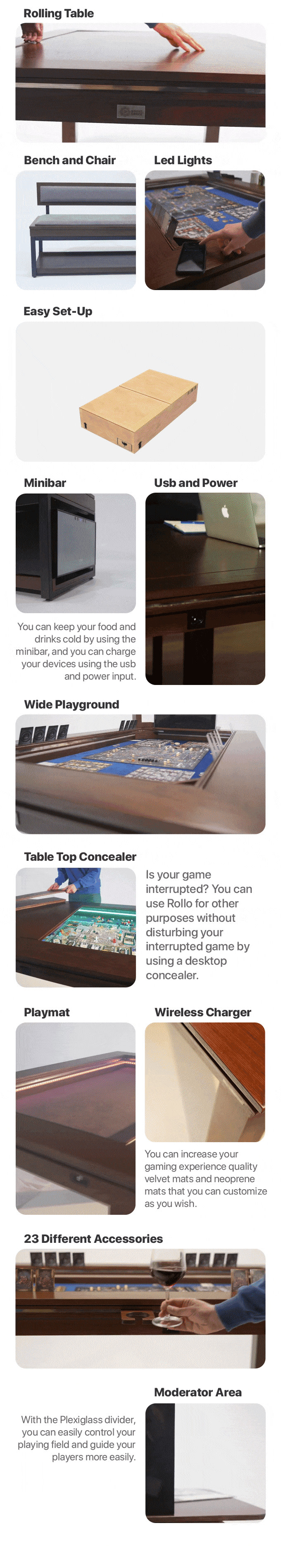 Rollo! Next Gen Rollover Board Game Table | Indiegogo