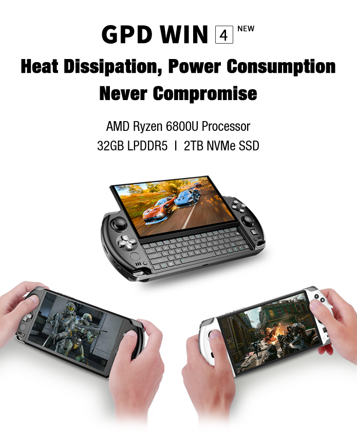 GPD WIN 4: Smallest 6800U handheld Console | Indiegogo