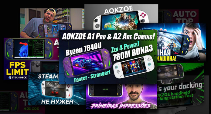 AOKZOE A1Pro: World's 1st 7840U Gaming Handheld | Indiegogo