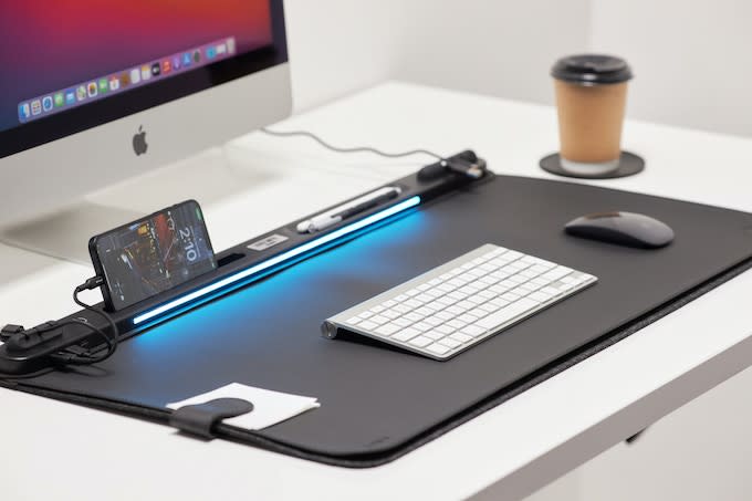 MagOrg magnetic desk organizer is an all-in-one mat that has 12