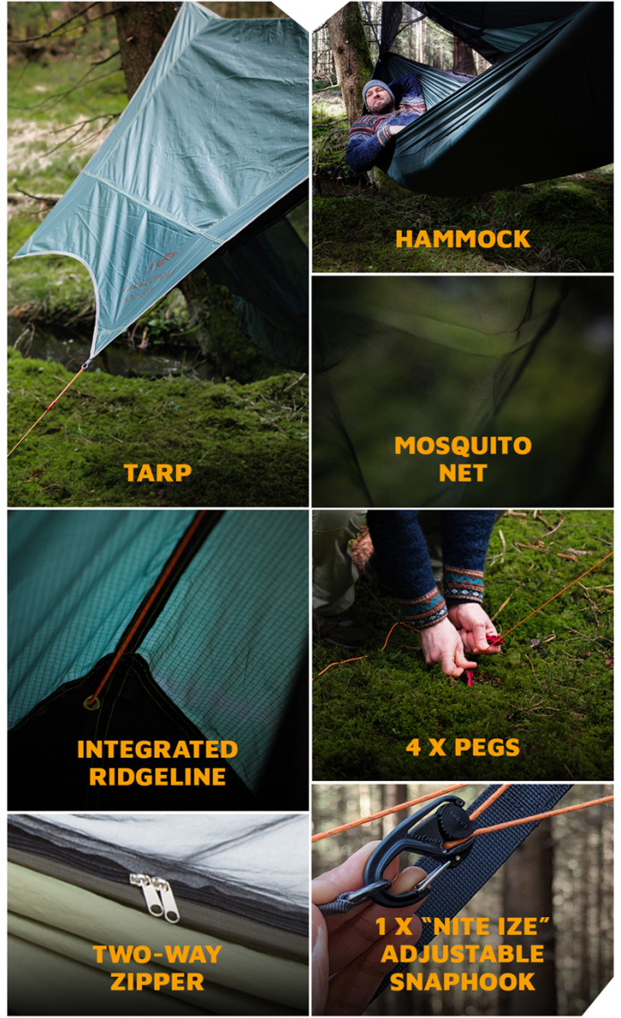 Traveller Camp 3In1 UltraLight Camping Gear Indiegogo