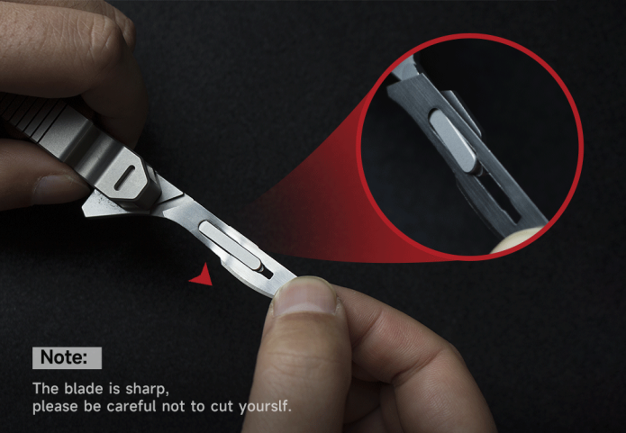 The Bladeclip: Titanium Pocket Knife+Quick Release Keychain by 3 Peters —  Kickstarter