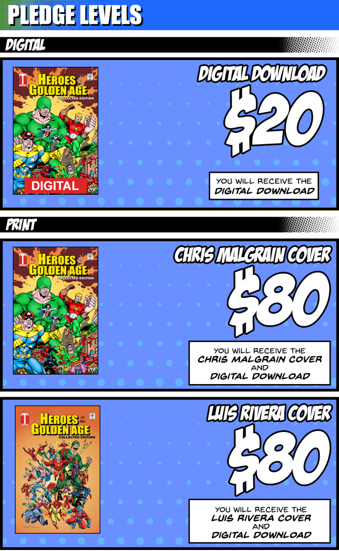 HEROES of the GOLDEN AGE Collected Edition | Indiegogo