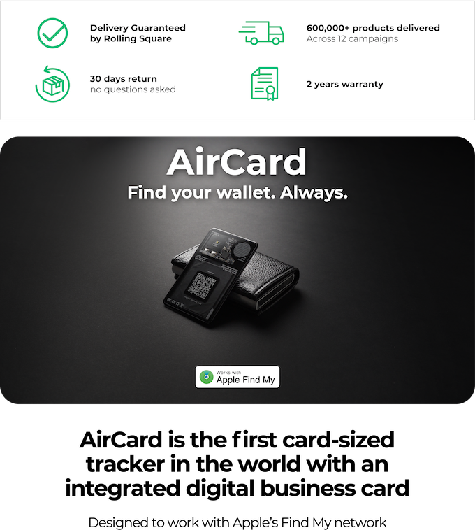 AirCard - Find your wallet. Always.