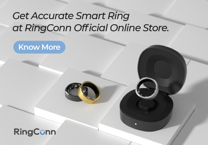 RingConn Smart Ring - Wearable Smart Device To Measures Your Health Metrics  - Tuvie Design