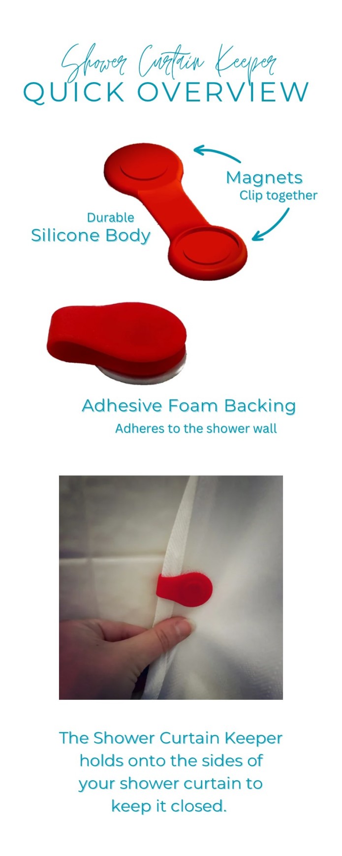 Shower Curtain Keeper Indiegogo