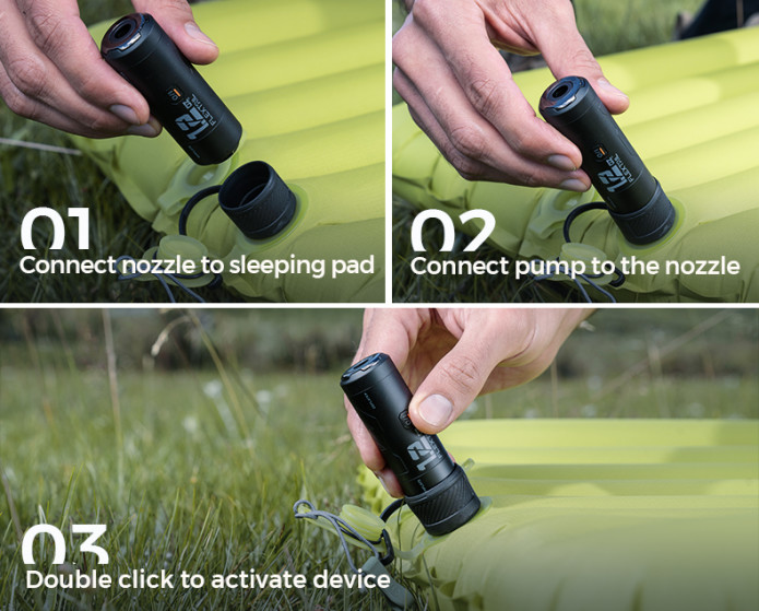 Track ZERO PUMP:World's Smallest Pump for Sleeping Pads's Indiegogo  campaign on BackerTracker