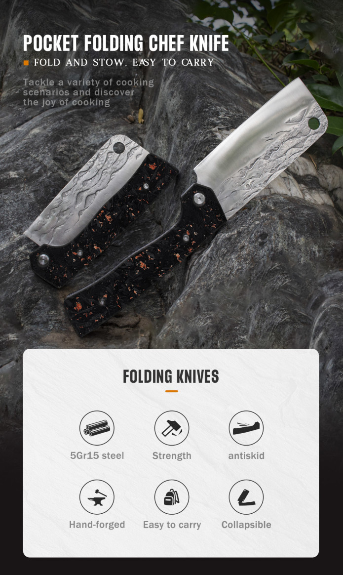 Foodie - Folding Chef Knife