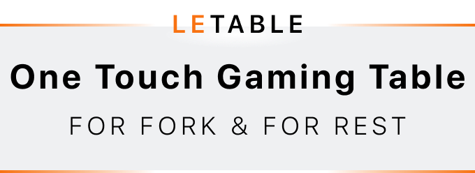 LeTable One Touch Extendable Board Game Table | Indiegogo