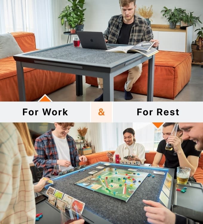 LeTable One Touch Extendable Board Game Table Indiegogo