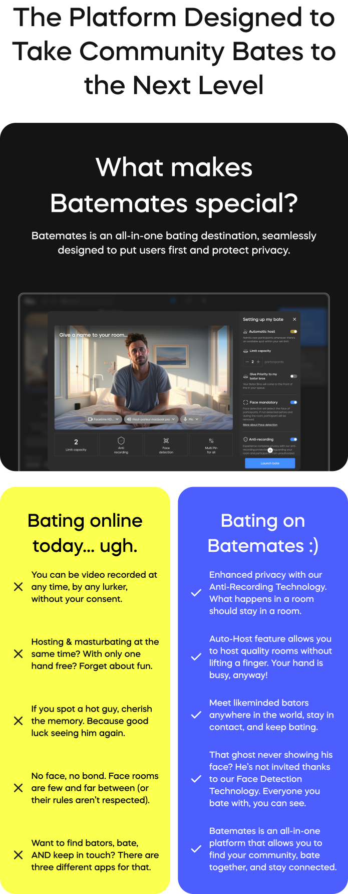 Batemates: A Next-Gen App for Bators, by Bators. | Indiegogo