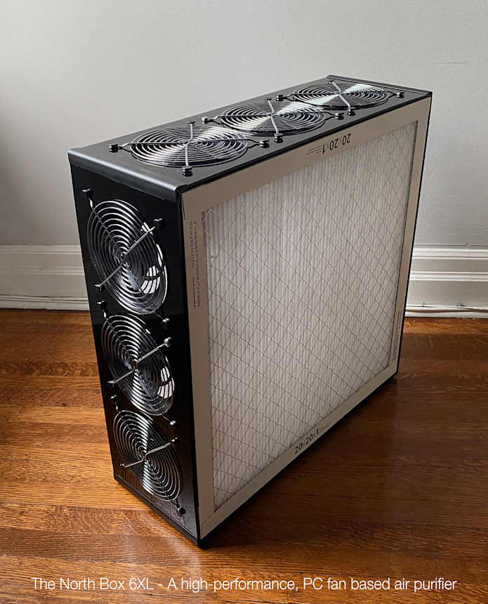 The North Box 6XL - A high-performance, PC fan based air purifier kit