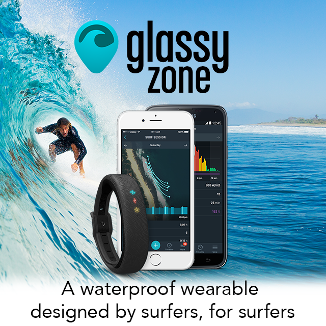 Track Glassy Zone Surfing, Fitness and Wave Tracker's Indiegogo