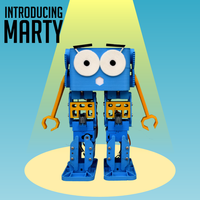 marty robot plush