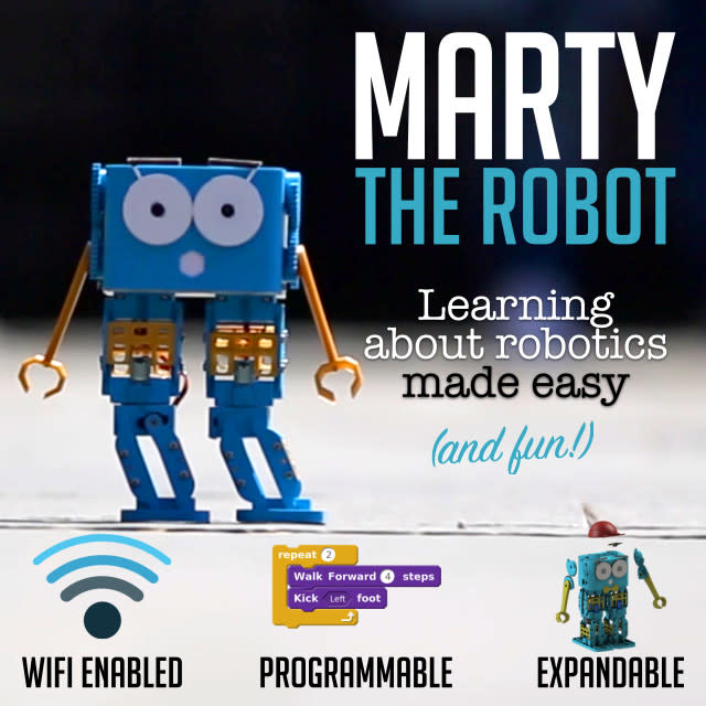 Track Marty The Robot's Indiegogo campaign on BackerTracker