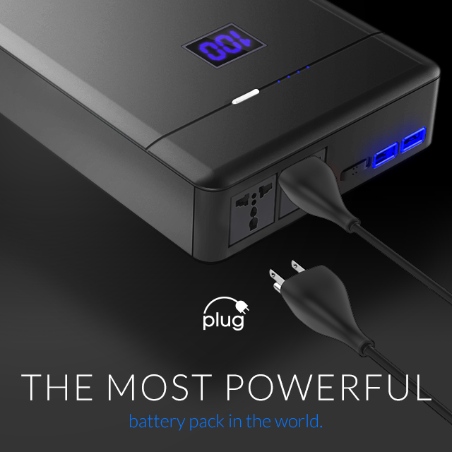 Plug The World's Most Powerful Battery Pack BackerKit BackerTracker