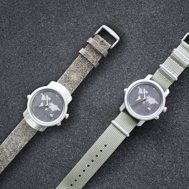 lunar solar powered smartwatch