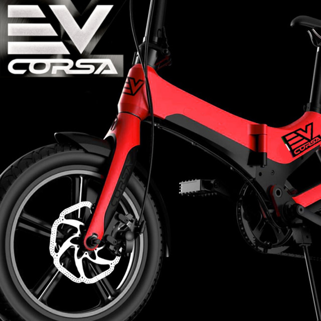 ev corsa folding e bike