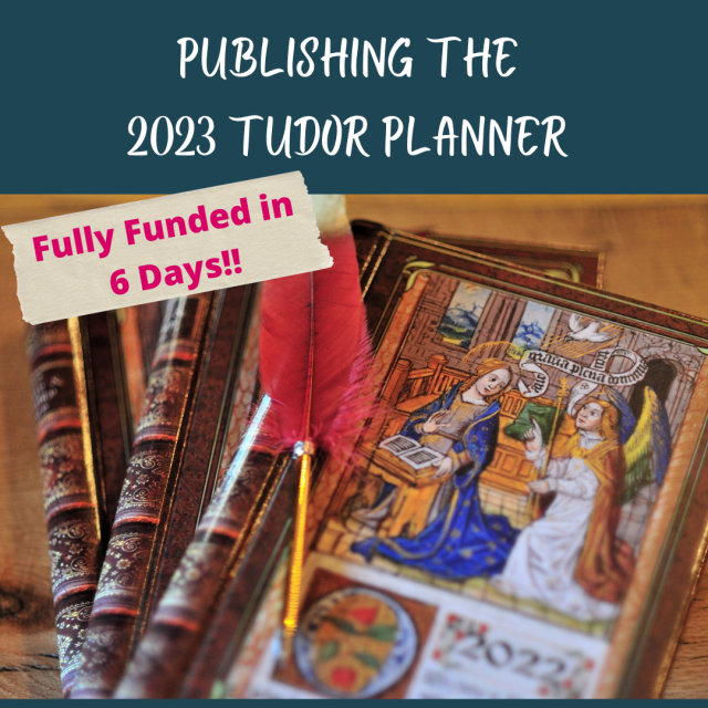 Track Publishing the 2023 Tudor Planner's Indiegogo campaign on