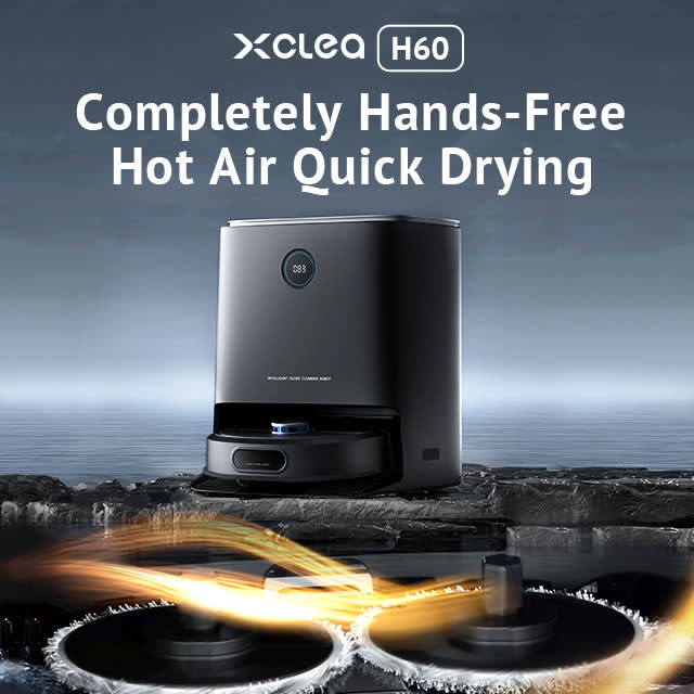 Track XCLEA H60 Fully Automatic WetDry Vacuum Robot's Indiegogo