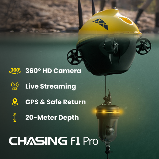Track CHASING F1 Pro: Smart HD Camera Fishing Drone's Indiegogo