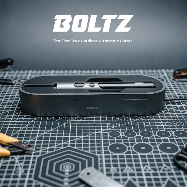 Track BOLTZ Cutter - Cordless Ultrasonic Cutter's Indiegogo campaign on ...