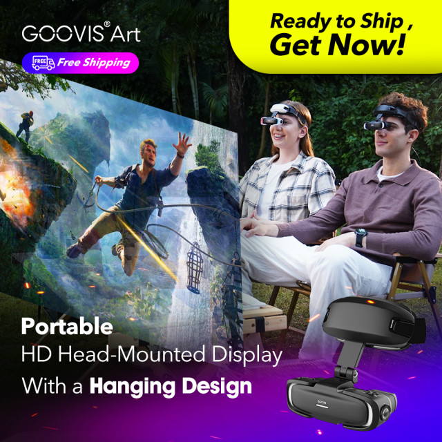 Track GOOVIS Art - Hanging Design Head-Mounted Display's Indiegogo ...