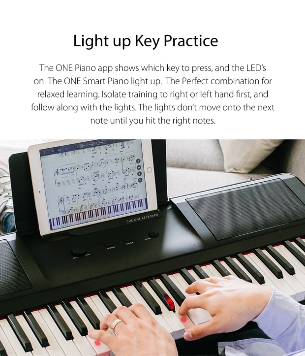 The ONE Smart Piano & Light Keyboard | Indiegogo
