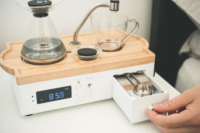 coffee tea alarm clock