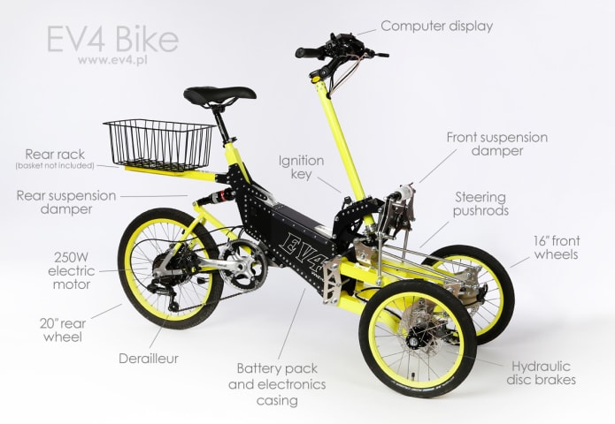 semi recumbent electric bike