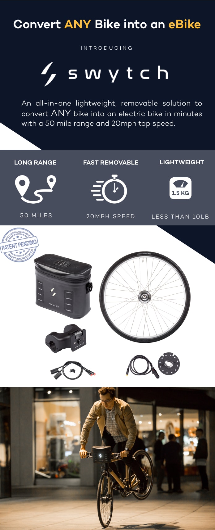 swytch universal ebike conversion kit